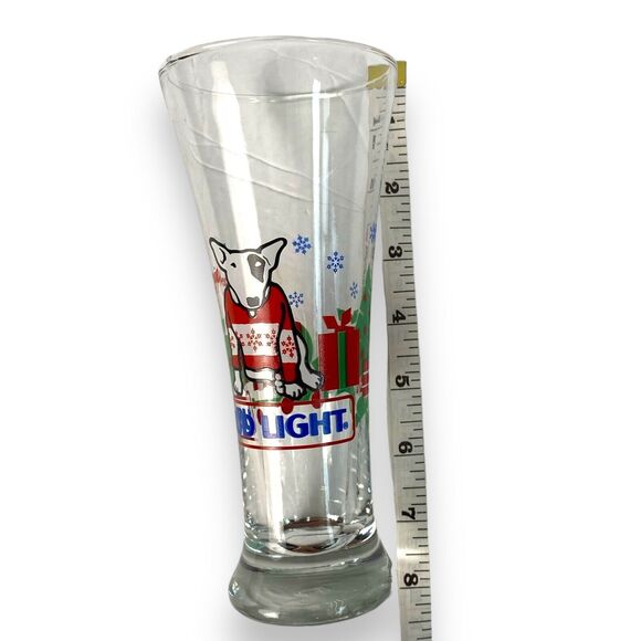 Bud Light Vintage Christmas Spuds Mackenzie Tall‎ Beer Glass Vintage MUGS - Picture 7 of 7